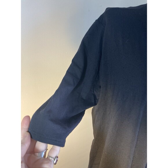 Women's Travel Stretchy Black Dress Size 2XL Wrap Style No Wrinkles LBD Classic - Picture 2 of 9